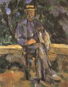 Paul Cezanne mannen vergadering Spain oil painting artist